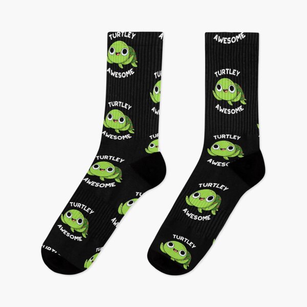 Item preview, Turtley Awesome Funny Turtle Puns (Dark BG) designed and sold by punnybone.