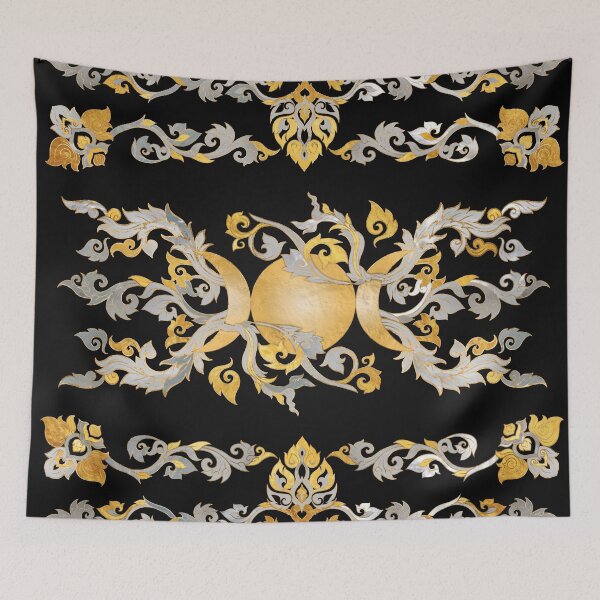 Item preview, Triple Moon - Triple Goddess Pearl and Gold designed and sold by k9printart.