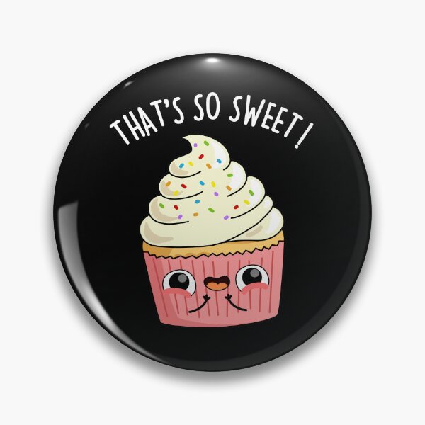 Item preview, That's So Sweet Funny Cupcake Puns (Dark BG) designed and sold by punnybone.