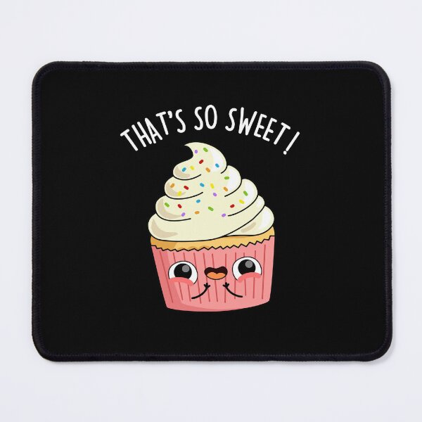 Item preview, That's So Sweet Funny Cupcake Puns (Dark BG) designed and sold by punnybone.