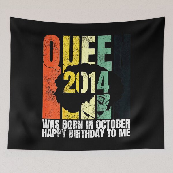 Item preview, Kids Queen Was Born In October 2014 Libra Bday Gifts Birthday designed and sold by BargerStore.