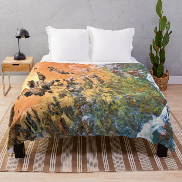 Item preview, Pebbly Beach Digital Art Mallacoota Top Down View designed and sold by Colin Dixon.