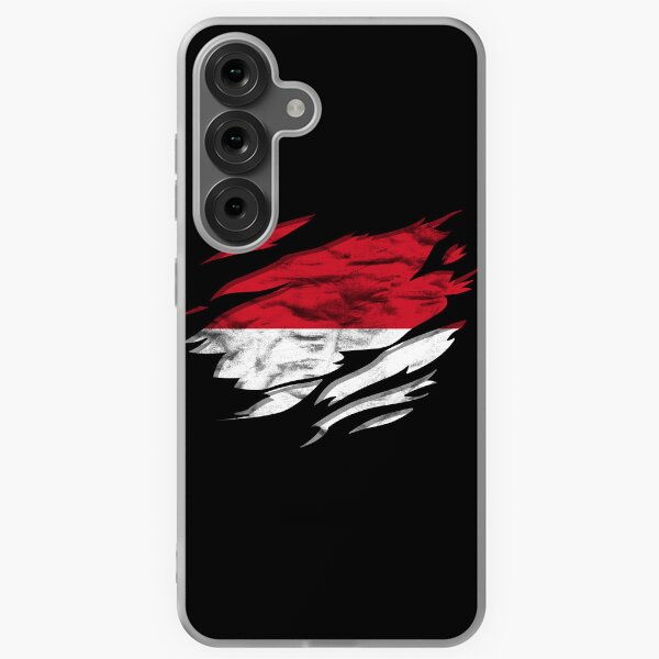 Item preview, Ripped Rip Open Indonesia Flag Palm designed and sold by rafaeltto.