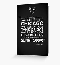Its 106 Miles To Chicago Greeting Card