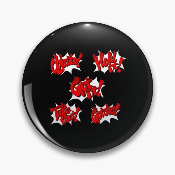 Item preview, Ace Attorney Speech Bubbles   designed and sold by Maystorm.