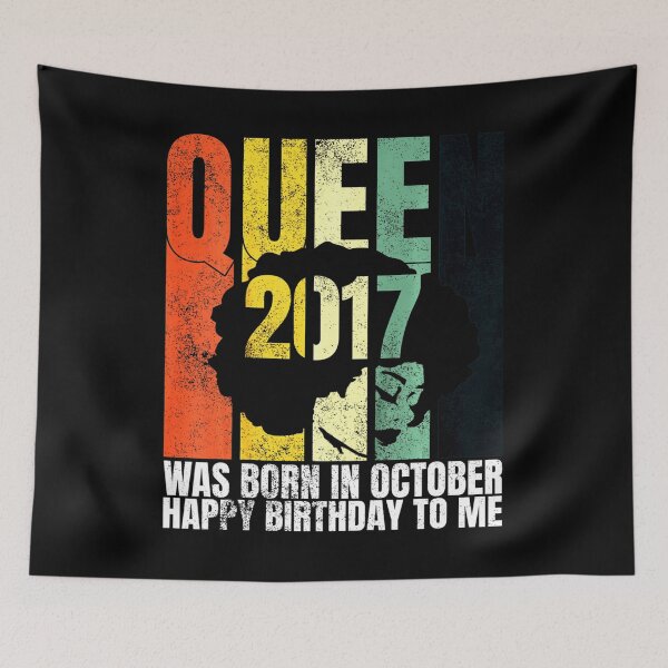 Item preview, Kids Queen Was Born In October 2017 Libra Bday Gifts Birthday designed and sold by BargerStore.