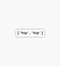 Hip Hip Array Sticker