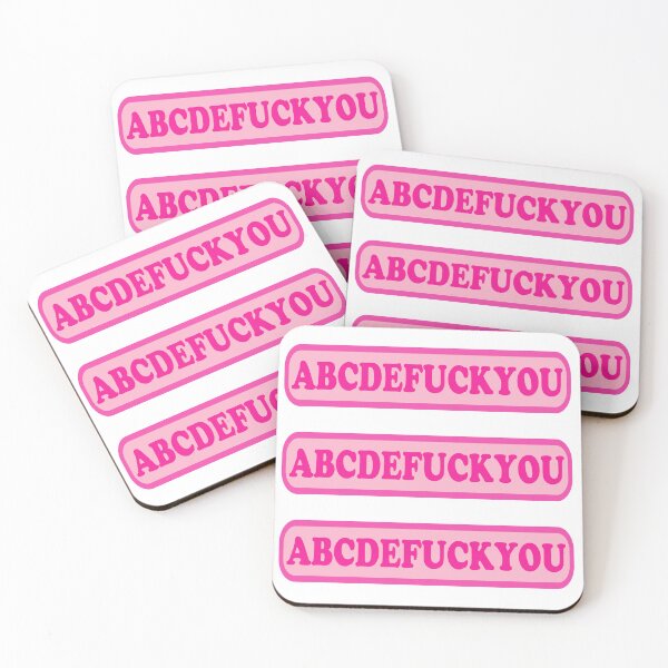 Item preview, ABC pink designed and sold by NoerdyundDoerty.