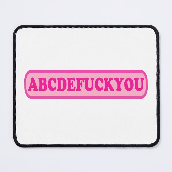 Item preview, ABC pink designed and sold by NoerdyundDoerty.