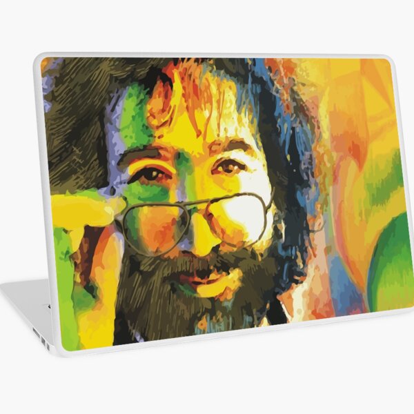 grateful dead jerry garcia face Laptop Skin
