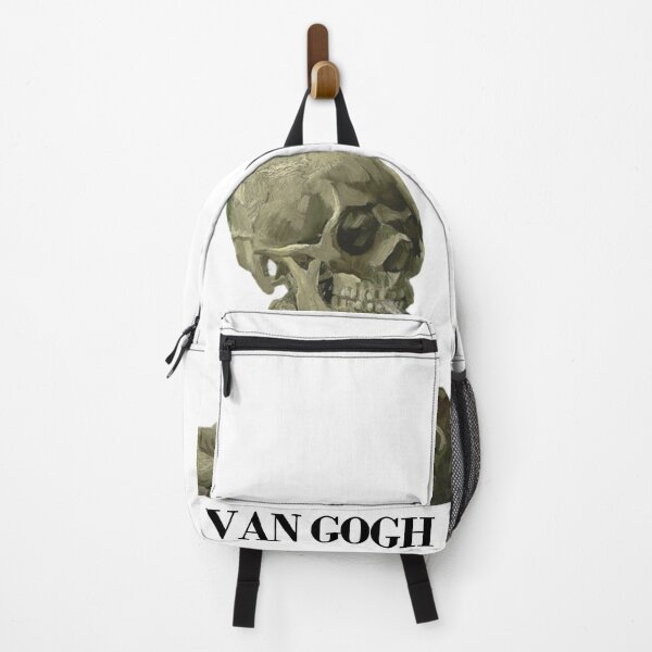 Item preview, Van Gogh portrait - Skull with a burning cigarette designed and sold by Storyphyle.