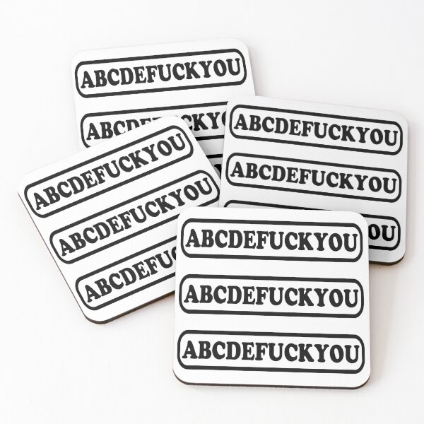 Item preview, ABC black designed and sold by NoerdyundDoerty.
