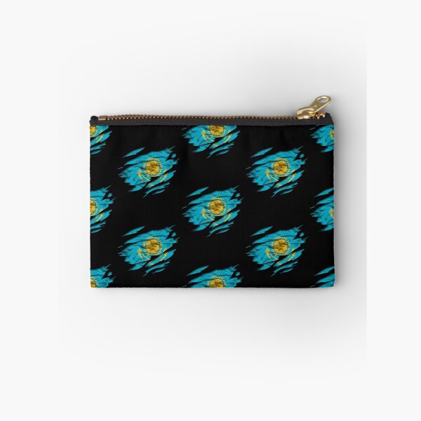 Item preview, Ripped Rip Open Kazakhstan Flag Palm designed and sold by rafaeltto.