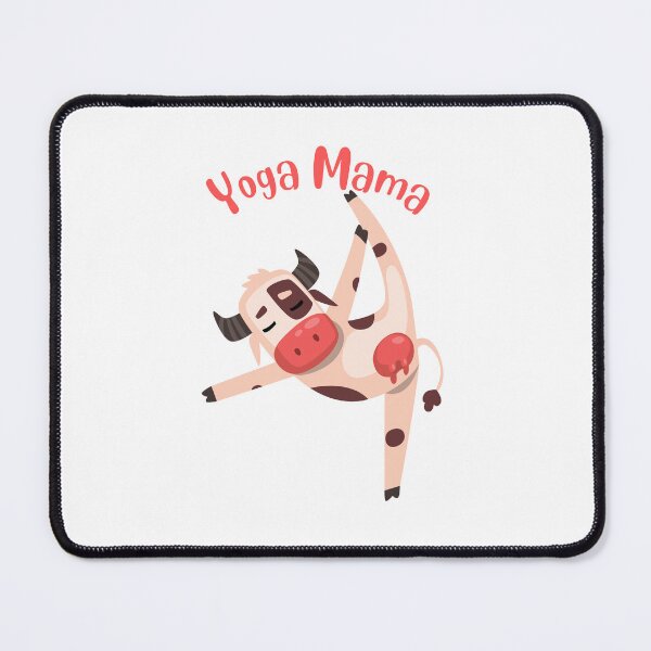 Item preview, Yoga Cow Mama designed and sold by buzzstyle66.