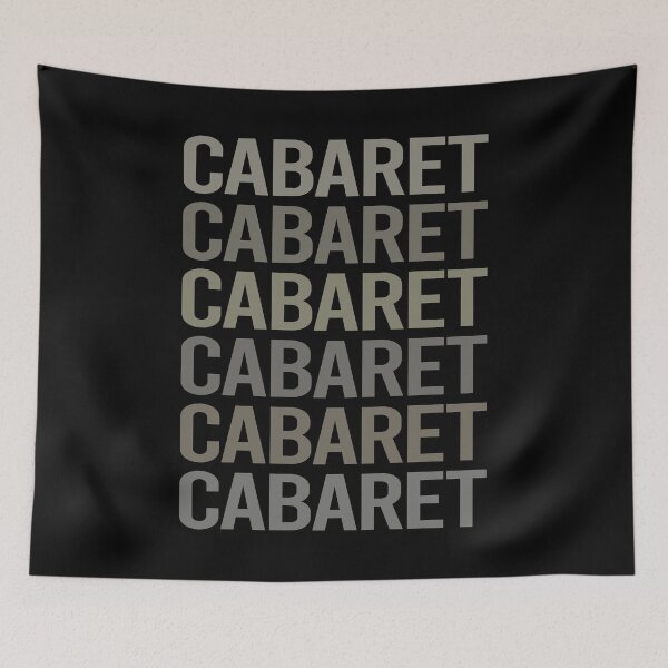 Aperçu de l'œuvre Cabaret d'art de texte gris créée et vendue par StoreCalamity.