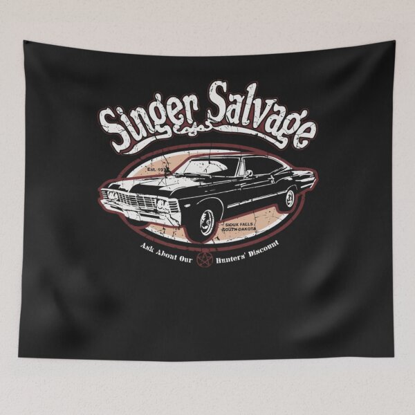 Item preview, Supernatural Impala Singer Salvage SPN  designed and sold by KellyHallShop.