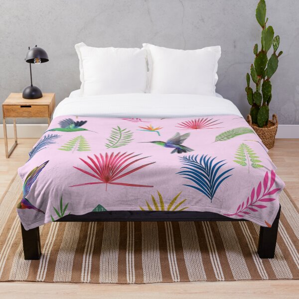 Item preview, Petra's Hummingbird Tropical Design - Pink  designed and sold by PetraKDesigns.