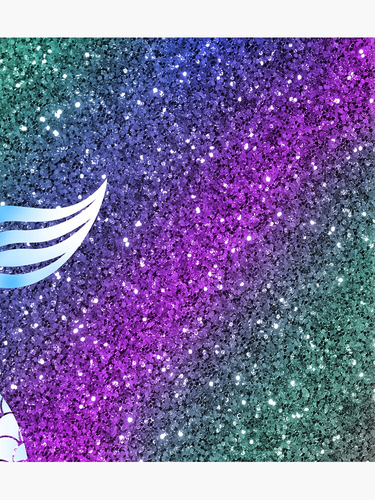 "Mermaid color backgroud Glitter" Sticker for Sale by SigurdEbert ...