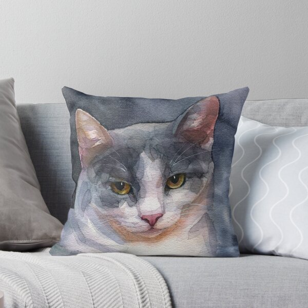 Item preview, Gray cat designed and sold by Emma   Reznikova.