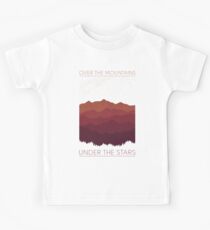 Über den Bergen Kinder T-Shirt