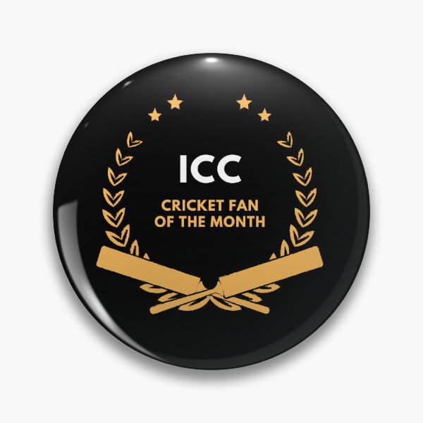 Item preview, Cricket Fan Of The Month Cricket art designed and sold by Cricketopia.