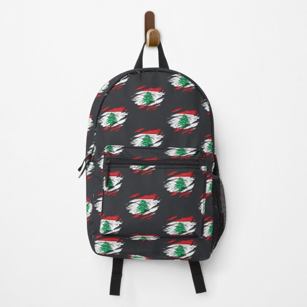 Item preview, Ripped Rip Open Lebanon Flag Palm designed and sold by rafaeltto.