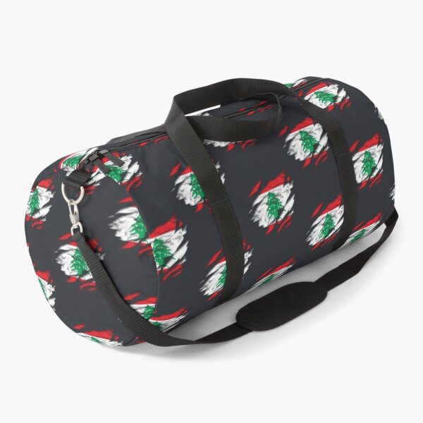 Item preview, Ripped Rip Open Lebanon Flag Palm designed and sold by rafaeltto.