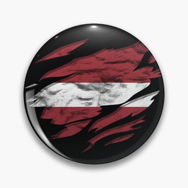 Item preview, Ripped Rip Open Latvia Flag Palm designed and sold by rafaeltto.