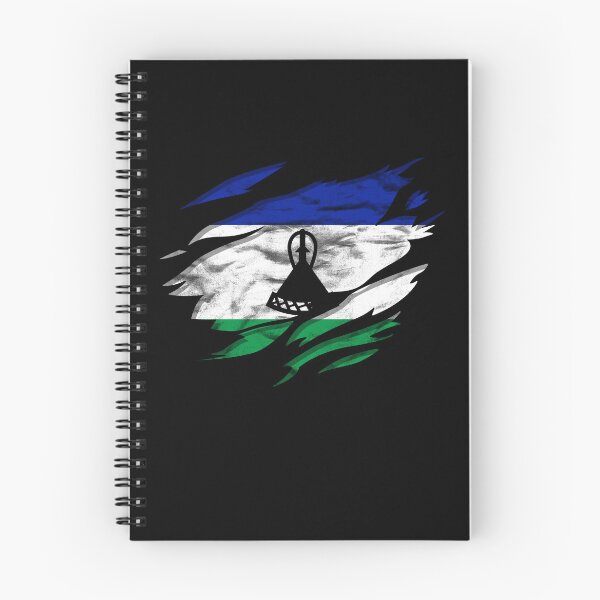 Item preview, Ripped Rip Open Lesotho Flag Palm designed and sold by rafaeltto.