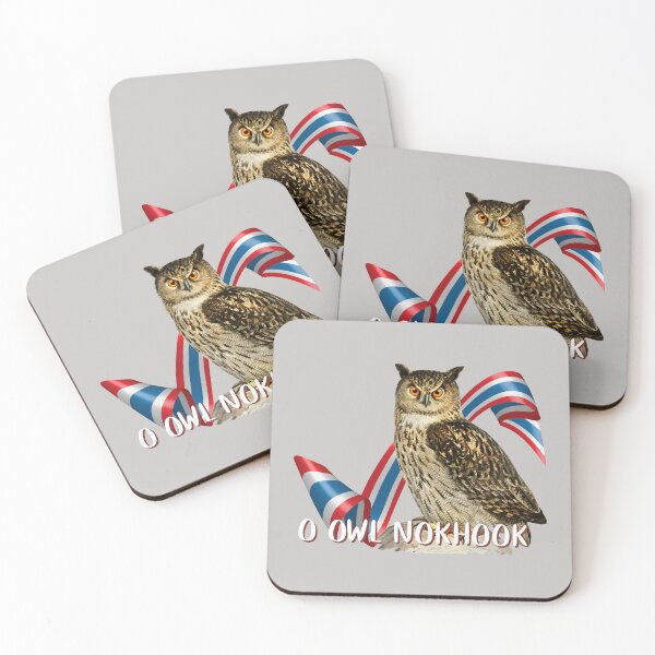 Item preview, O owl nokhook, english alphabet to thai translation  designed and sold by pookamon14.