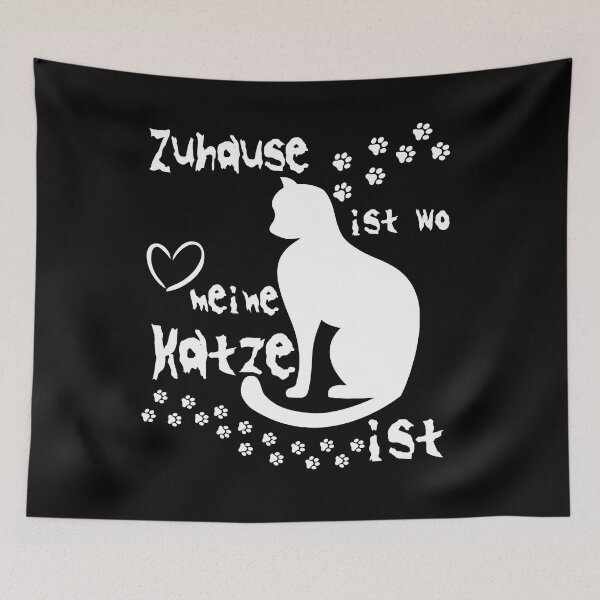 Item preview, Zuhause ist wo meine Katze ist designed and sold by Akimatax ✯✯✯✯✯.