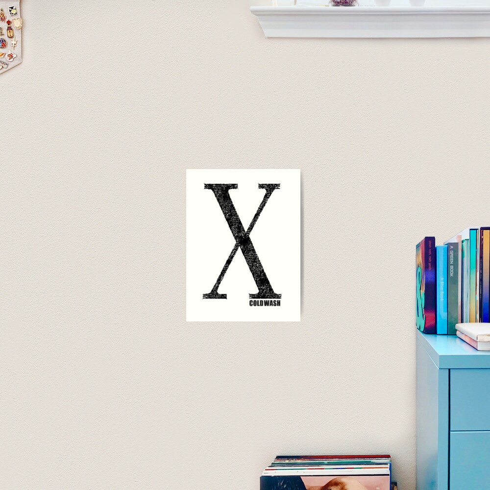 x marks the spot art print by coldwash redbubble
