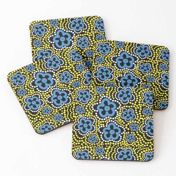Item preview, Dotted Floral Print - Black designed and sold by DukaDevi.