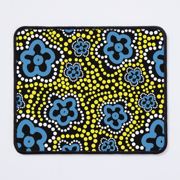 Item preview, Dotted Floral Print - Black designed and sold by DukaDevi.