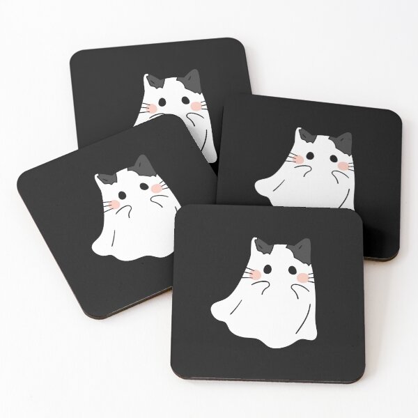 Item preview, Cute Cat Ghost designed and sold by PotluckPrints.