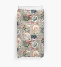 Alice floral collage Duvet Cover