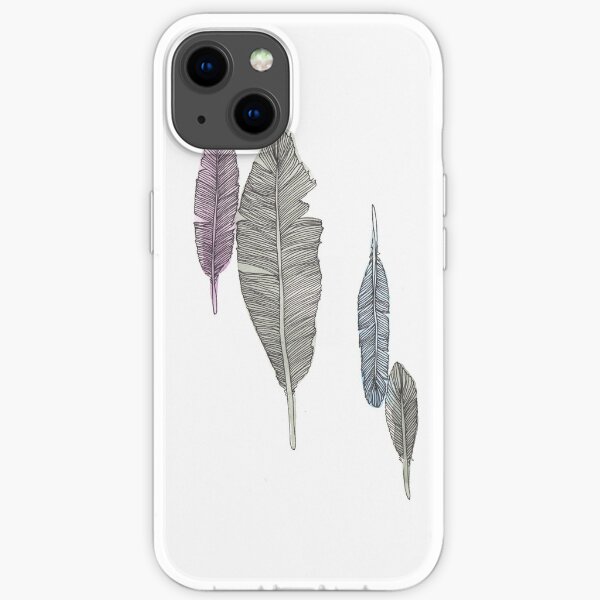 Feathers #2 iPhone Soft Case