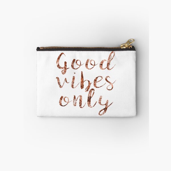 Item preview, Good vibes only rose gold foil designed and sold by peggieprints.