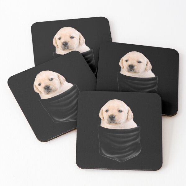 Item preview, (For Dark Background) Labrador In Pocket designed and sold by More Cute Dogs.