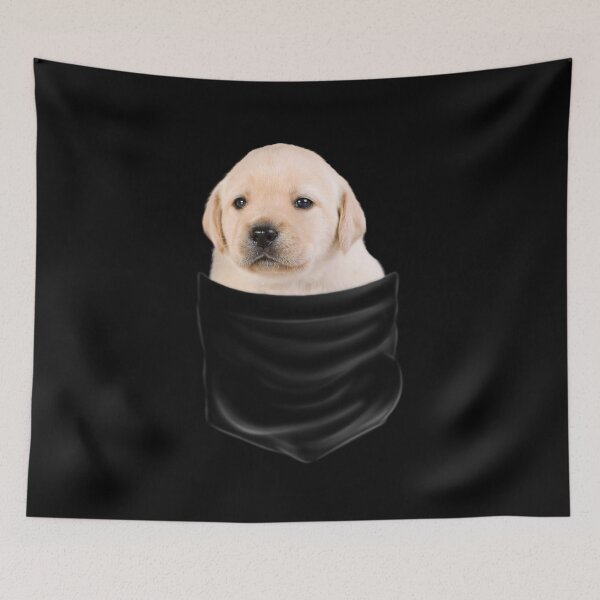 Item preview, (For Dark Background) Labrador In Pocket designed and sold by More Cute Dogs.