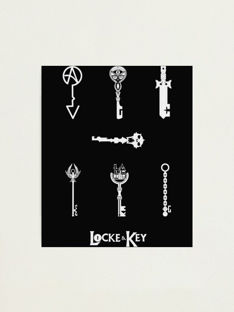 Alle Schlüssel aus Staffel 2 Locke _amp_ Key | Fotodruck