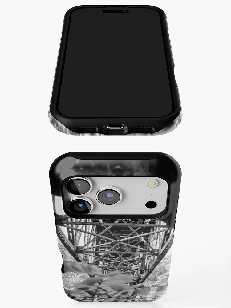 Thumbnail 3 of 4, iPhone Case, Train Rails designed and sold by cwolfeimaging.