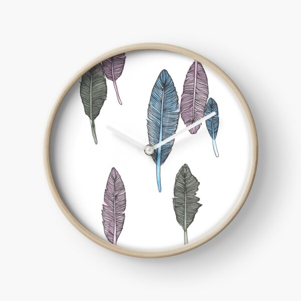 Feathers #5 Clock