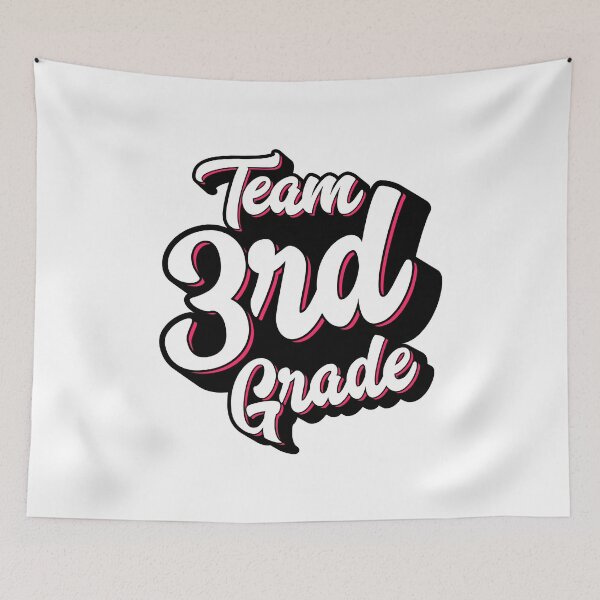 Item preview, Team 3rd Third Grade - Back To School – Pink designed and sold by augenpulver.