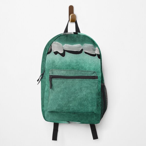 Item preview, Beach Glass Dark Grayish Cyan or Gray on Grungy Greenish Grayish Teal designed and sold by Beachy.