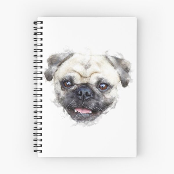 Item preview, Pug Watercolour Artwork designed and sold by Typeglyphs.