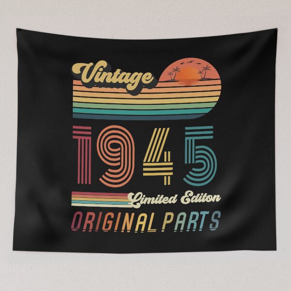 Item preview, 77 Year Old Vintage 1945 Limited Edition 77th Birthday Gift designed and sold by CoolCreative.