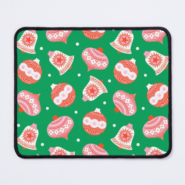 Item preview, Christmas decoration pattern on green background designed and sold by Irenajh87.