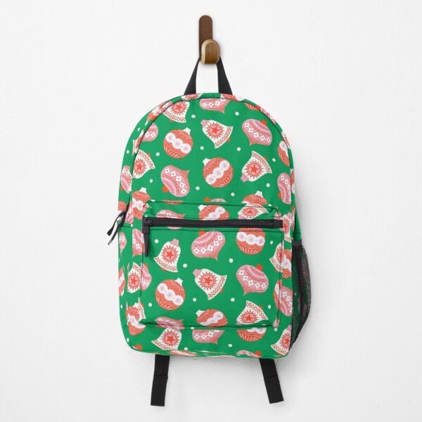 Item preview, Christmas decoration pattern on green background designed and sold by Irenajh87.