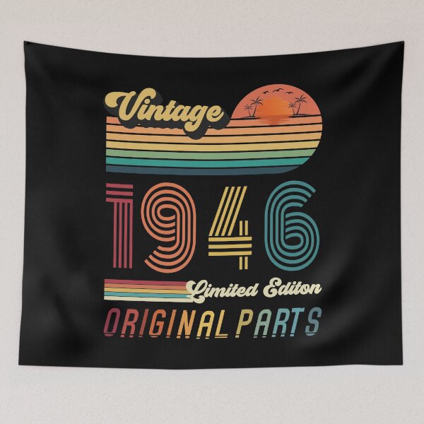 Item preview, 76 Year Old Vintage 1946 Limited Edition 76th Birthday Gift designed and sold by CoolCreative.
